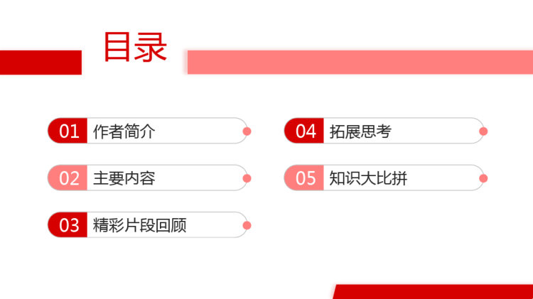 《狼王梦》读书分享PPT