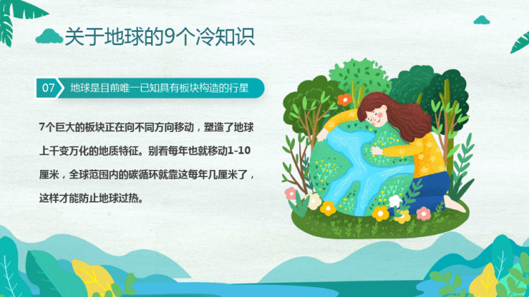 世界地球日活动主题低碳生活PPT