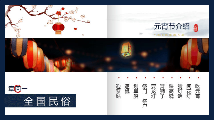 正月十五元宵节故事PPT