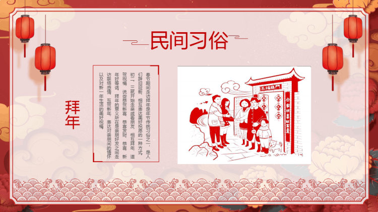中国传统节日春节介绍PPT