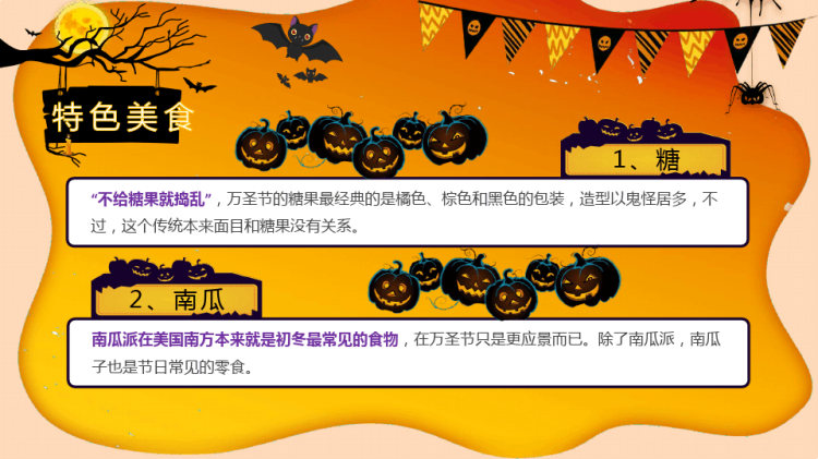 万圣节节日介绍PPT
