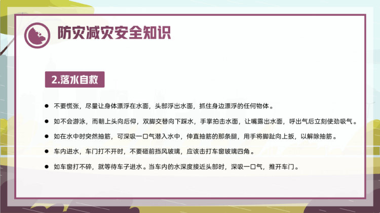 全国防灾减灾日安全教育宣传主题班会PPT