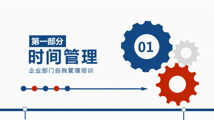 企业部门自我管理培训PPT