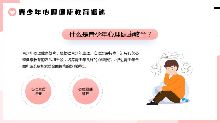 青少年心理健康讲座PPT