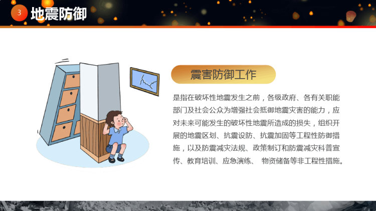 防震减灾科普先行安全教育主题班会PPT