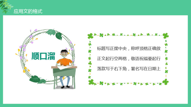 应用文写作类型格式培训PPT