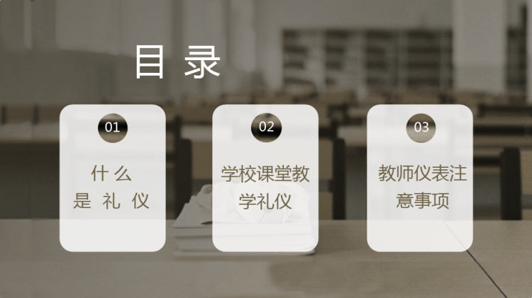 课堂礼仪培训PPT