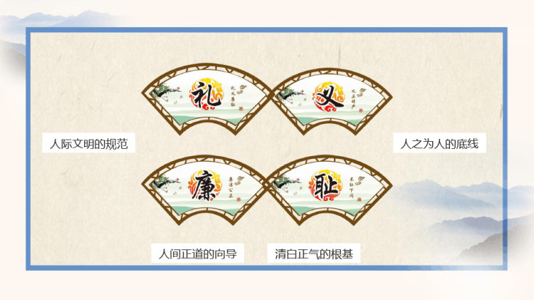 弘扬中华传统美德思想品德教育主题班会PPT