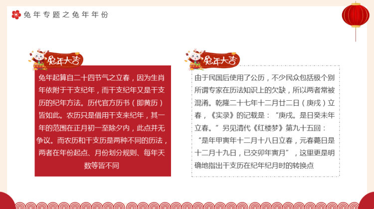 兔年专题知识介绍PPT