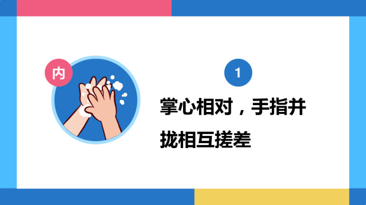 七步洗手法宣传教育PPT