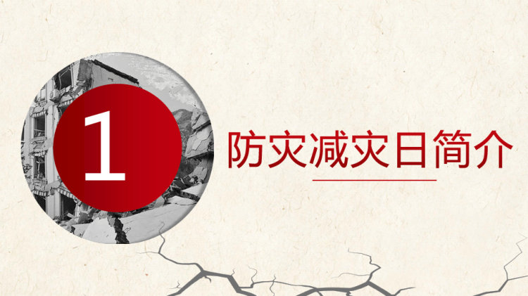 全国防灾减灾日安全教育培训PPT