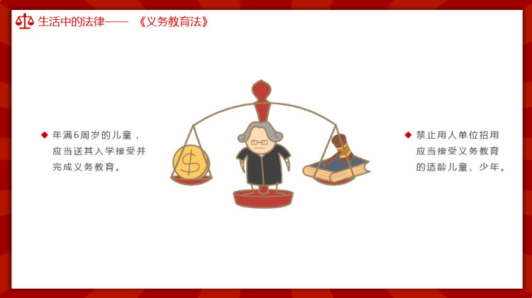 学生法律意识法制教育主题班会PPT