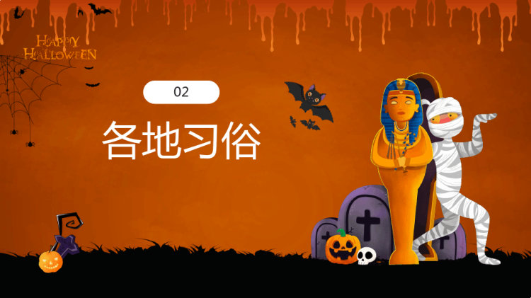 万圣节节日不给糖就捣蛋PPT