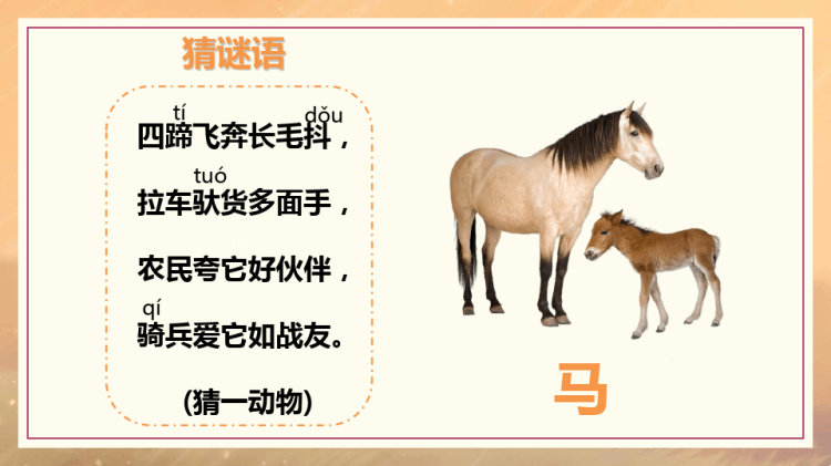 小马过河教学PPT