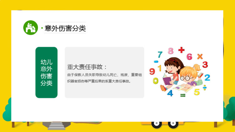 幼儿园意外伤害防范与处理知识PPT