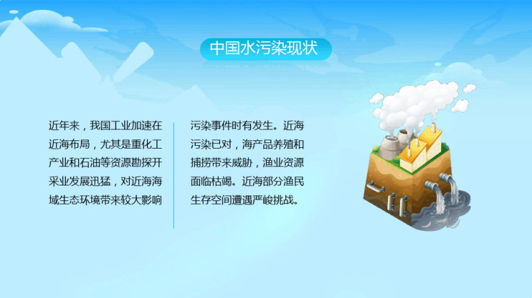 中国水污染现状及面临问题PPT