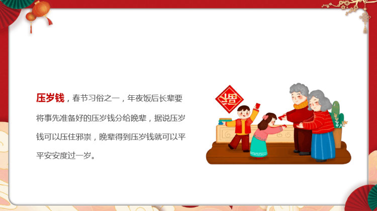 农历新年除夕习俗介绍PPT