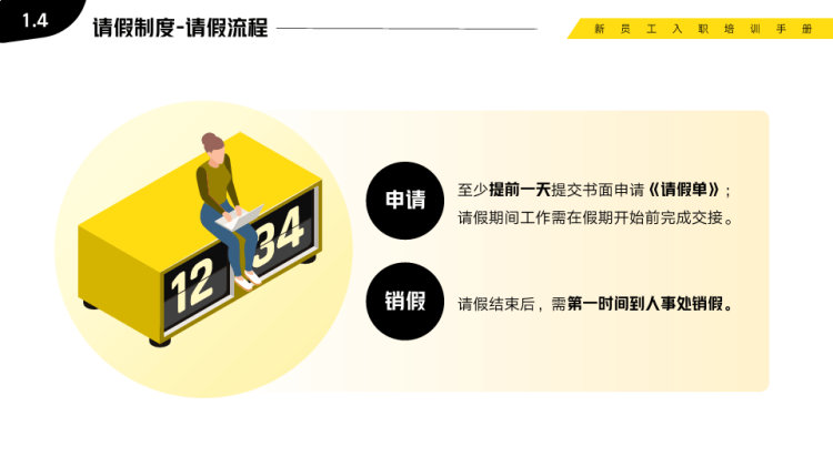 公司新员工入职制度培训手册PPT