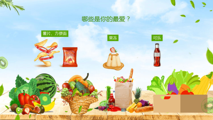 学校食品安全教育主题班会PPT