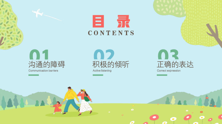 亲子沟通技巧主题家长会PPT