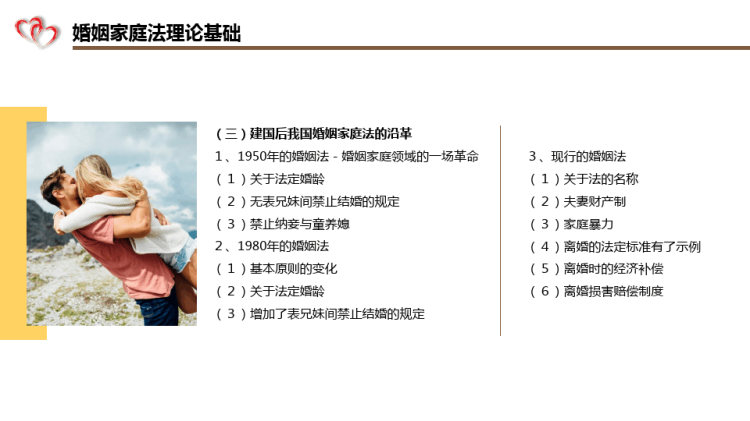 婚姻法普法常识宣传PPT