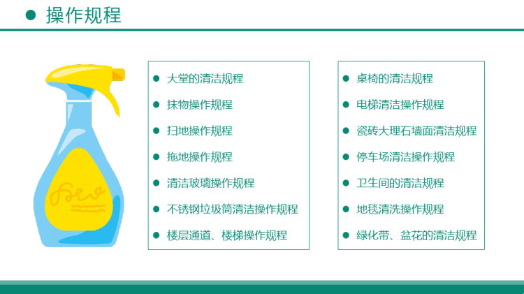 保洁实操规程培训PPT