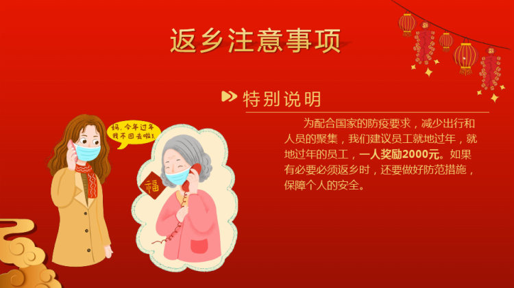 春节安全PPT