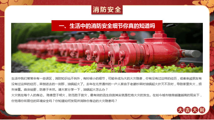 春节寒假中小学安全教育PPT