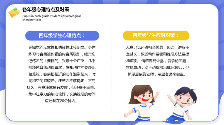 小学生各年级学生心理特点对策PPT