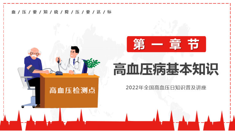年月日全国高血压日讲座高血压知识普及PPT