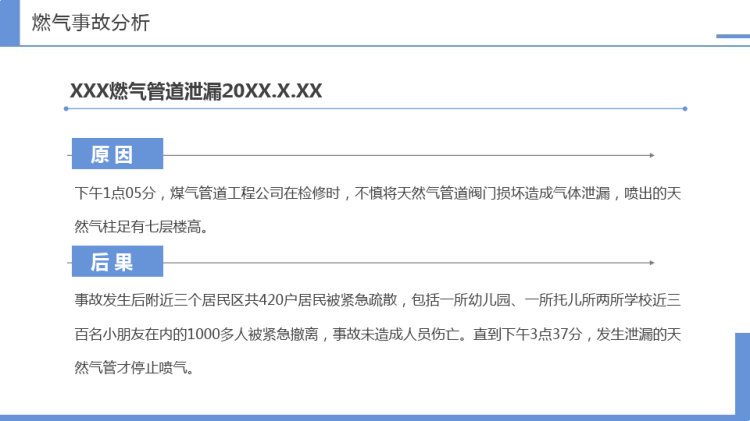 燃气使用安全警示培训PPT