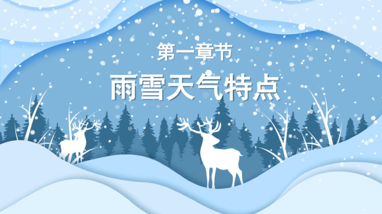 风雨雪天气出行安全与保暖知识冬季安全主题PPT