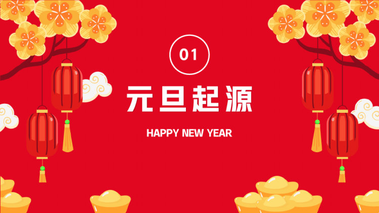 新年元旦知识科普宣传PPT