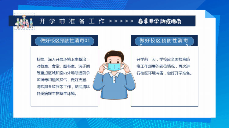 春季开学防疫指南PPT