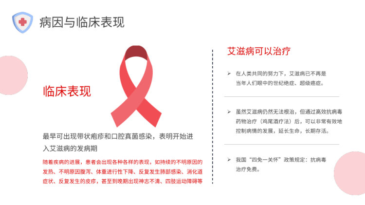 预防艾滋病健康教育主题班会PPT