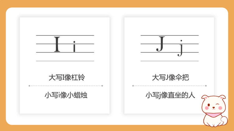 幼儿园认识个英文字母PPT