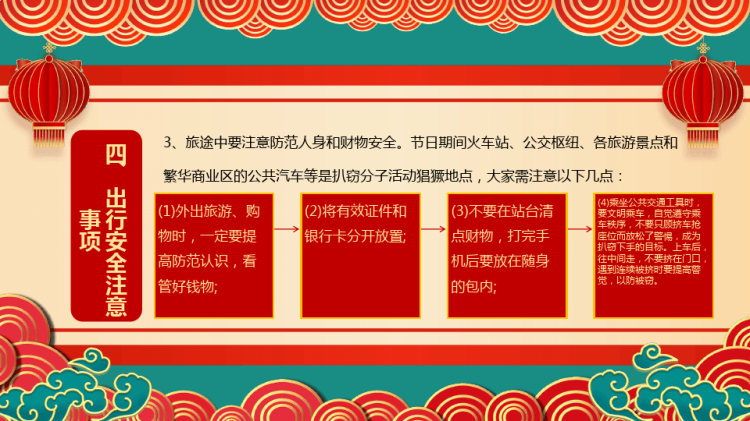 年春节放假通知PPT