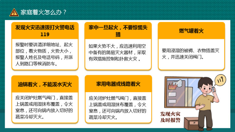 冬季用电防火安全指南主题班会PPT