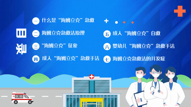 海姆立克急救法科普PPT