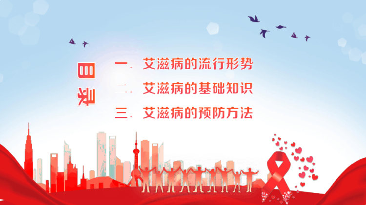 年月日世界艾滋病日预防艾滋病讲座PPT
