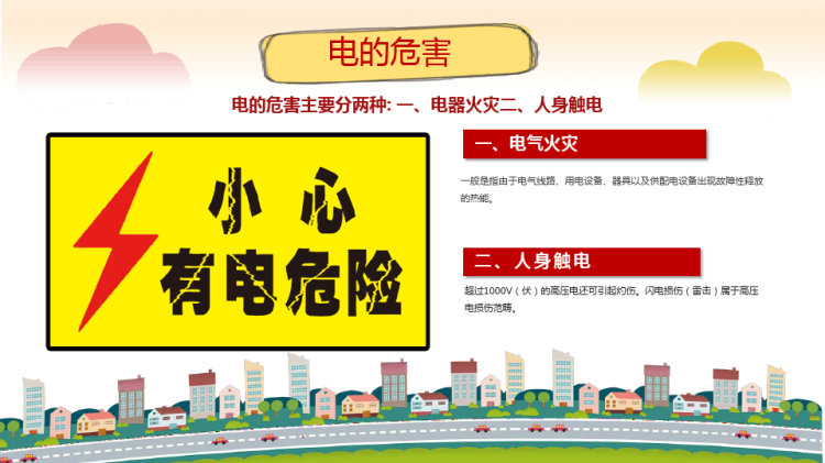 用电安全教育主题班会PPT