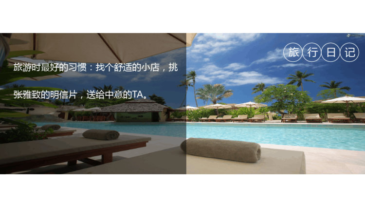 旅行的意义相册PPT
