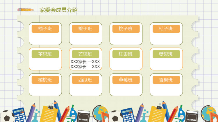 幼儿园家委会会议PPT