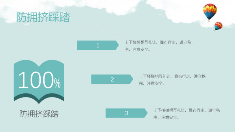 防踩踏安全教育培训PPT