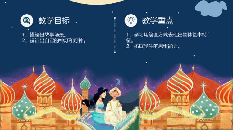 神灯4至6岁少儿美术PPT