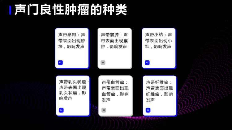 声门良性肿瘤的健康宣教PPT