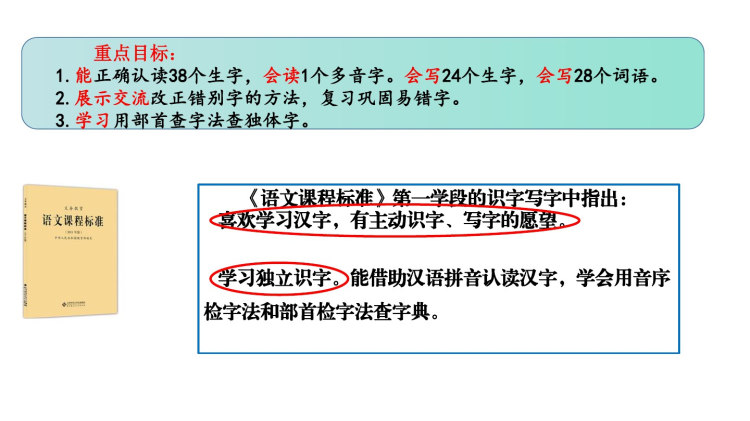 二年级语文上册第七单元教材解读PPT