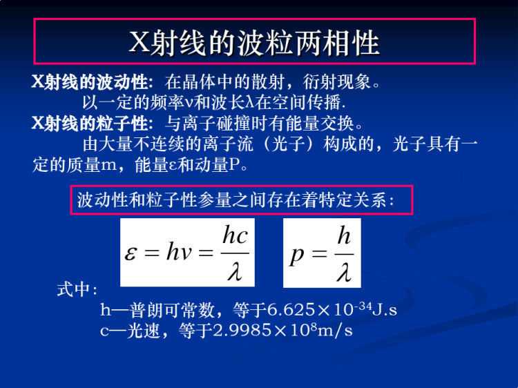 X射线衍射学全套PPT教学PPT