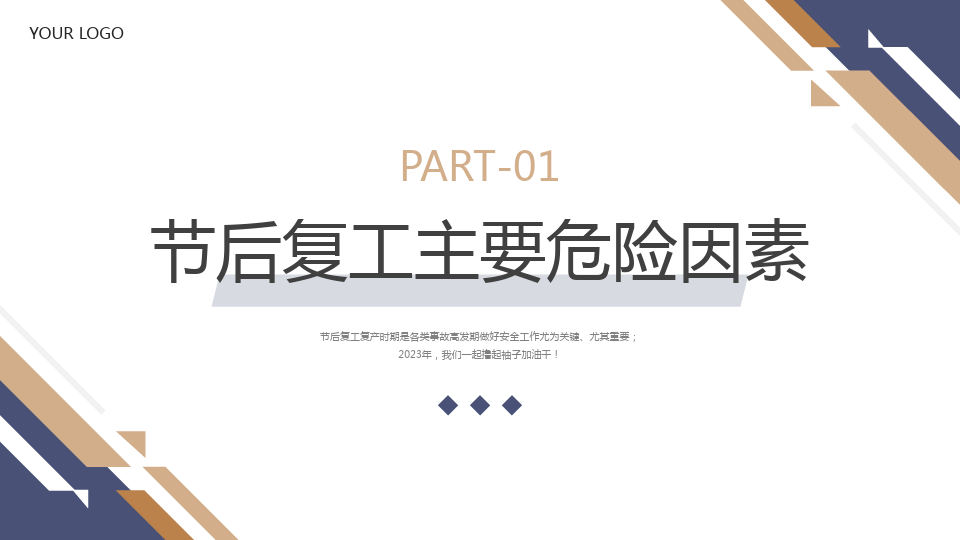 春节后复工安全教育培训PPT