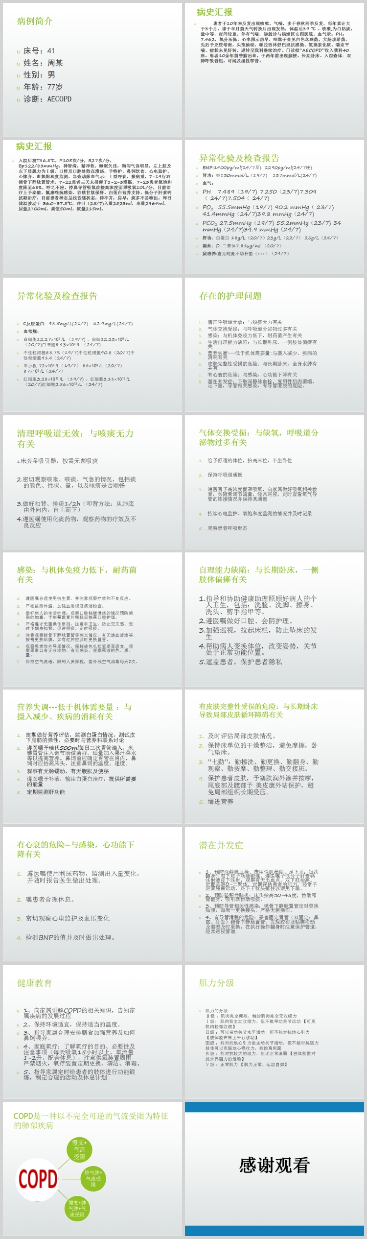 慢阻肺护理查房PPT